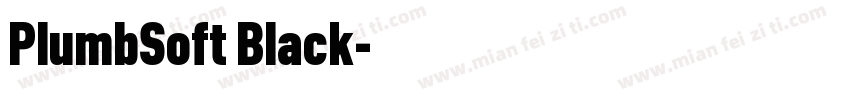 PlumbSoft Black字体转换